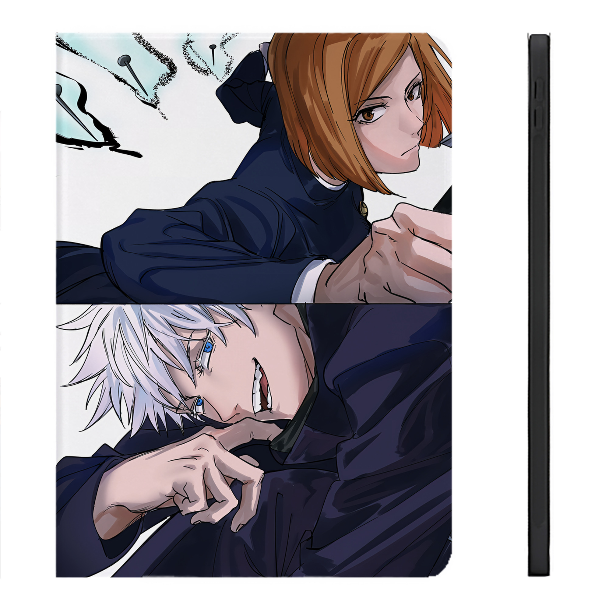 （画像用） 呪術廻戦 Jujutsu Kaisen IPadケース ペンホルダー付き ブックスタイルデザイン